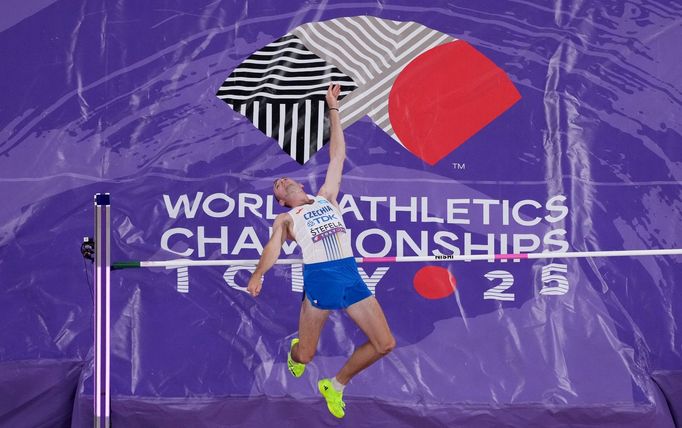 Český výškař Jan Štefela na MS v atletice 2025