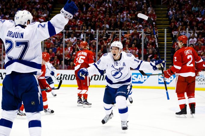 NHL: Stanley Cup Playoffs-Tampa Bay Lightning at Detroit Red Wings, Ondřej Palát