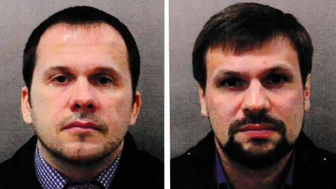 Alexandr Petrov a Ruslan Boširov, Rusové podezřelí z pokusu o otravu Sergeje Skripala.