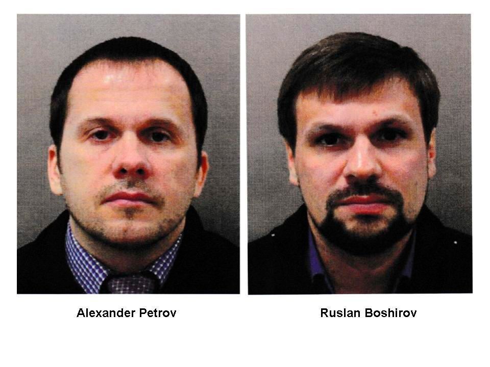 Alexandr Petrov a Ruslan Boširov, Rusové podezřelí z pokusu o otravu Sergeje Skripala.