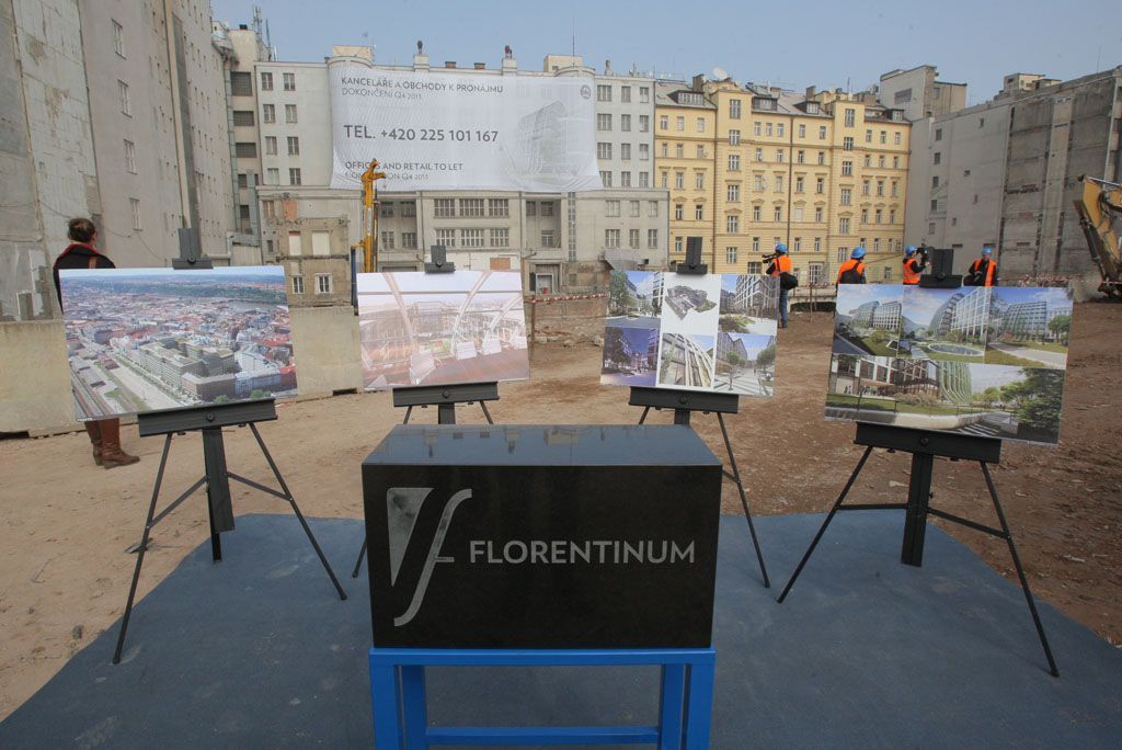Základní kámen Florentina poklepán