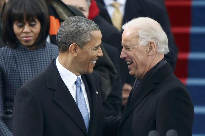 Barack Obama a Joe Biden.