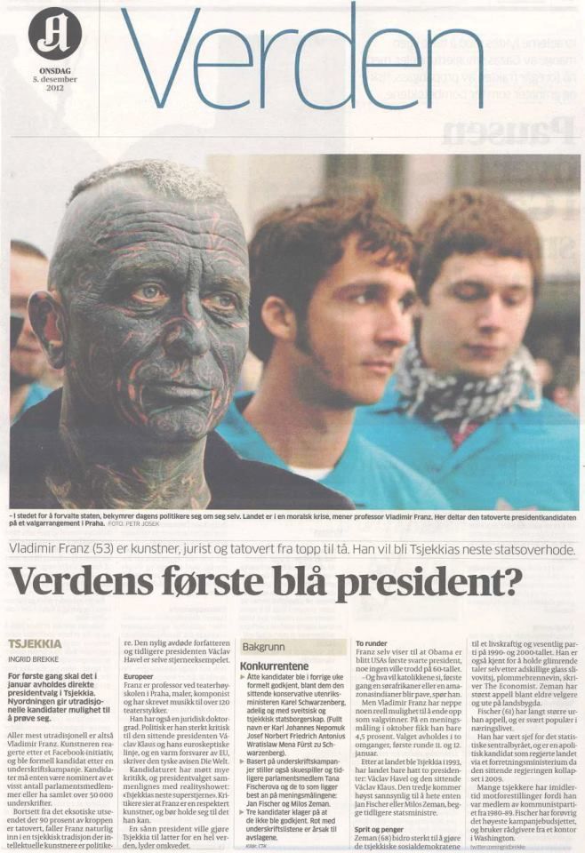 Prezidenští kandidáti - kampaň