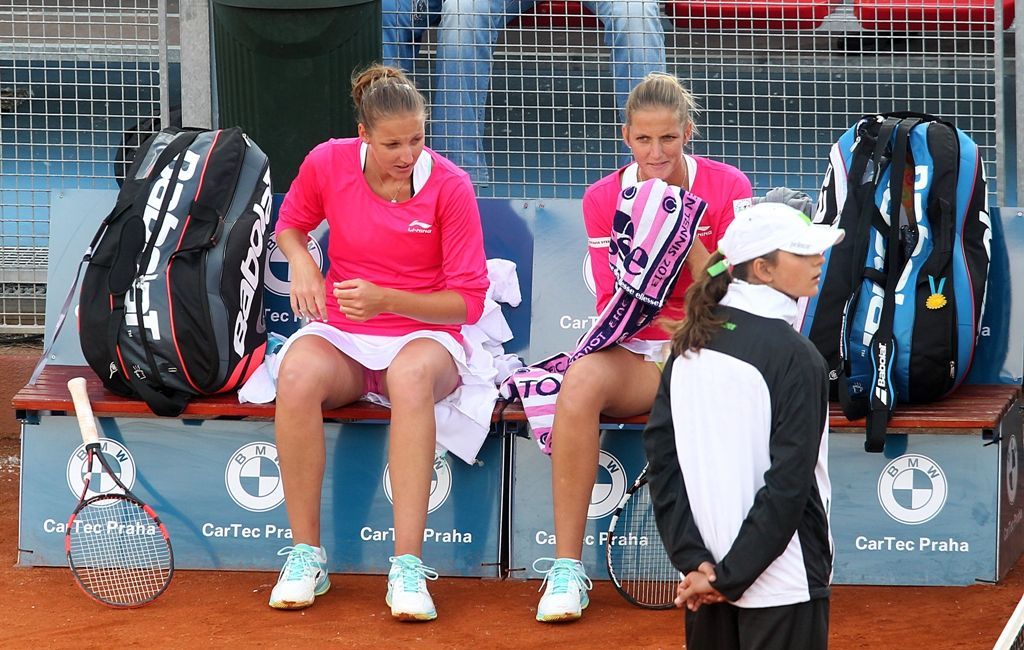 Sestry Plíškovy na Sparta Prague Open 2014