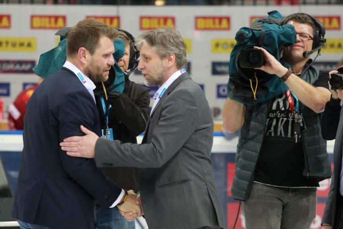 Václav Varaďa a Josef Jandač po finále 2022