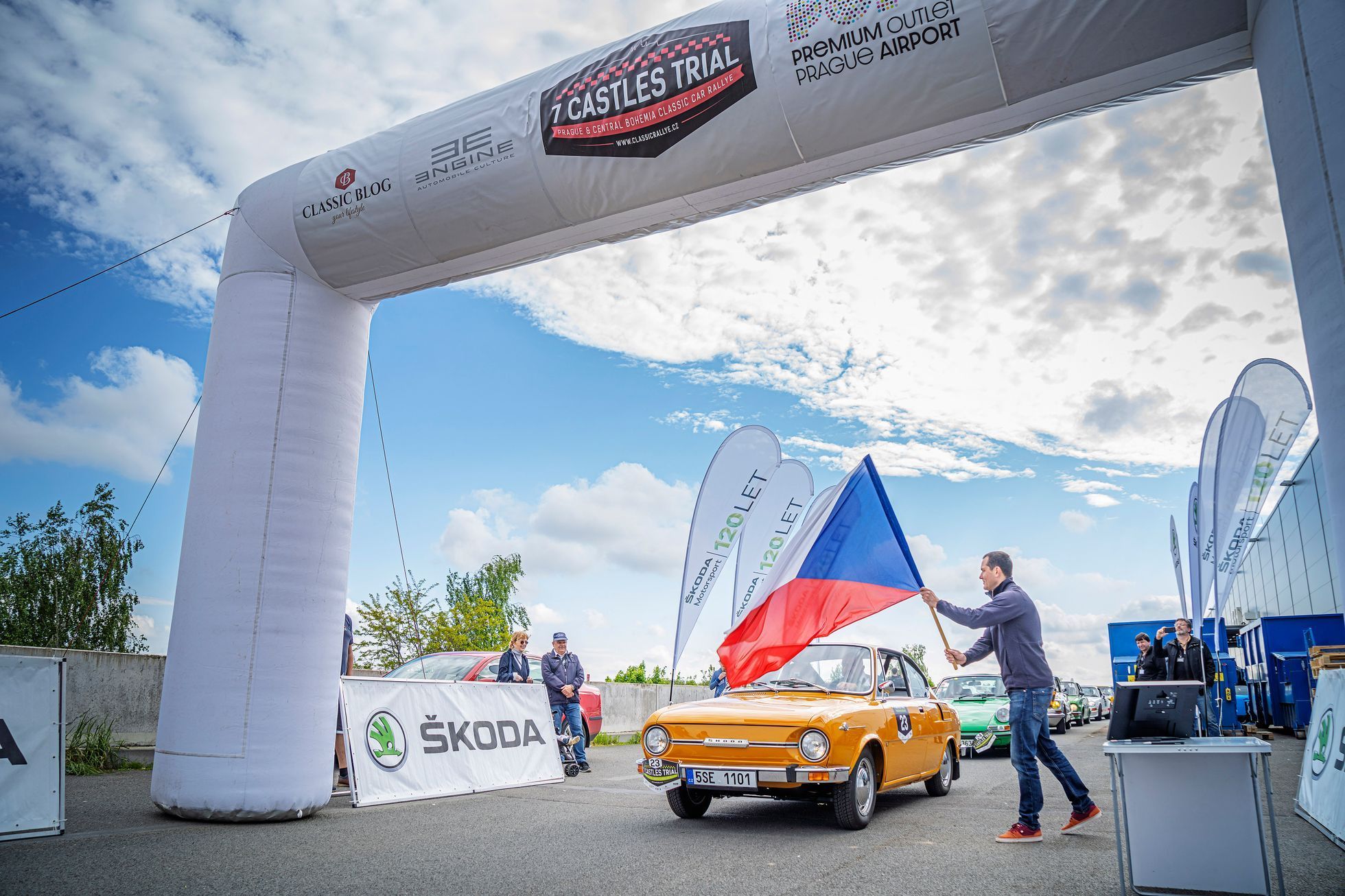 7Castles trial 2021 setinová veteran rallye