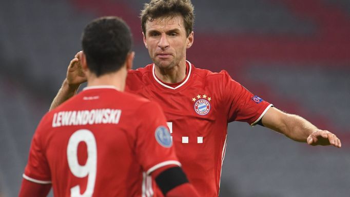 Thomas Müller a Robert Lewandowski