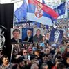 Demonstrace na podporu Karadžiče v Bělehradě