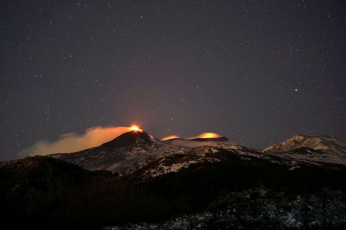 Sopka Etna