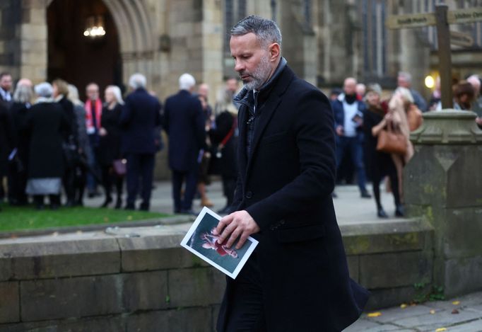 Soccer Football - Funeral of former England and Manchester United footballer Bobby Charlton - Manchester Cathedral, Manchester, Britain - November 13, 2023 Former Manches