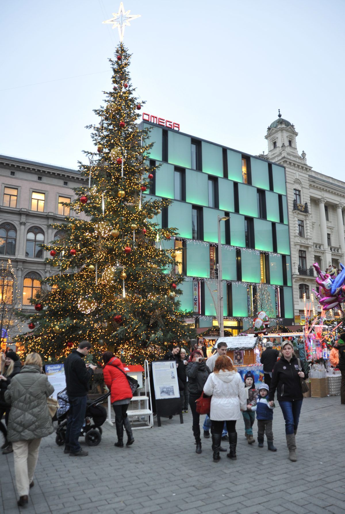 Vánoční stromy - Brno
