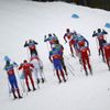 štafeta muži v běhu na lyžích