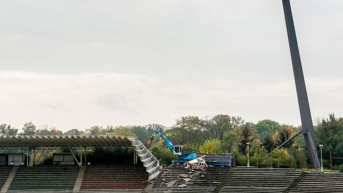 Hradecký stadion.