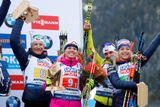 Čtveřice Eva Kristejn Puskarčíková, Markéta Davidová, Ondřej Moravec a Michal Krčmář v průběhu závodu jen dvakrát dobíjela a nestačila pouze na Norsko a Itálii.