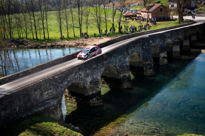 Sébastien Ogier, Toyota na trati Chorvatské rallye 2021