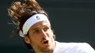 Tennis - Wimbledon - All England Lawn Tennis and Croquet Club, London, Britain - July 3, 2019  Spain's Feliciano Lopez in action during his second round match against Rus