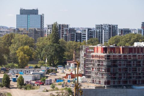 Nová Palmovka od Metrostav, Dock Marina Boulevard od Crestyl - výstavba Palmovka - kanceláře, byty, výstavba, developer, Praha