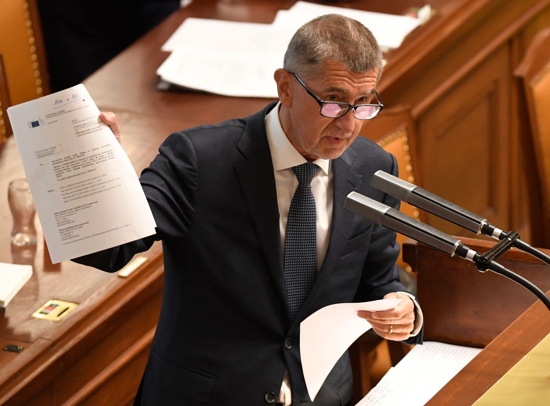 Andrej Babiš sněmovna audit Evropské komise střet zájmů Agrofert