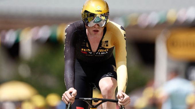 Nathan van Hooydonck při letošní Tour de France