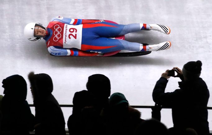 Sáňkařka Tereza Nosková na ZOH v Pchjongčchangu 2018