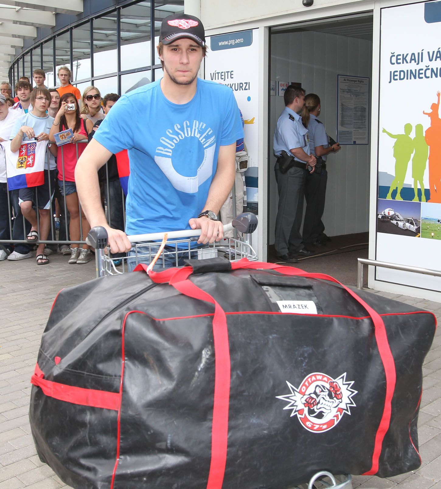 Přílet bronzových hokejistů z MS 2012