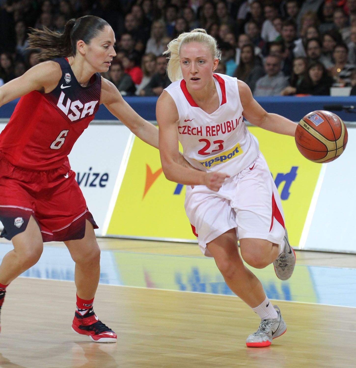 Basketbal, ČR-USA: Sue Birdová