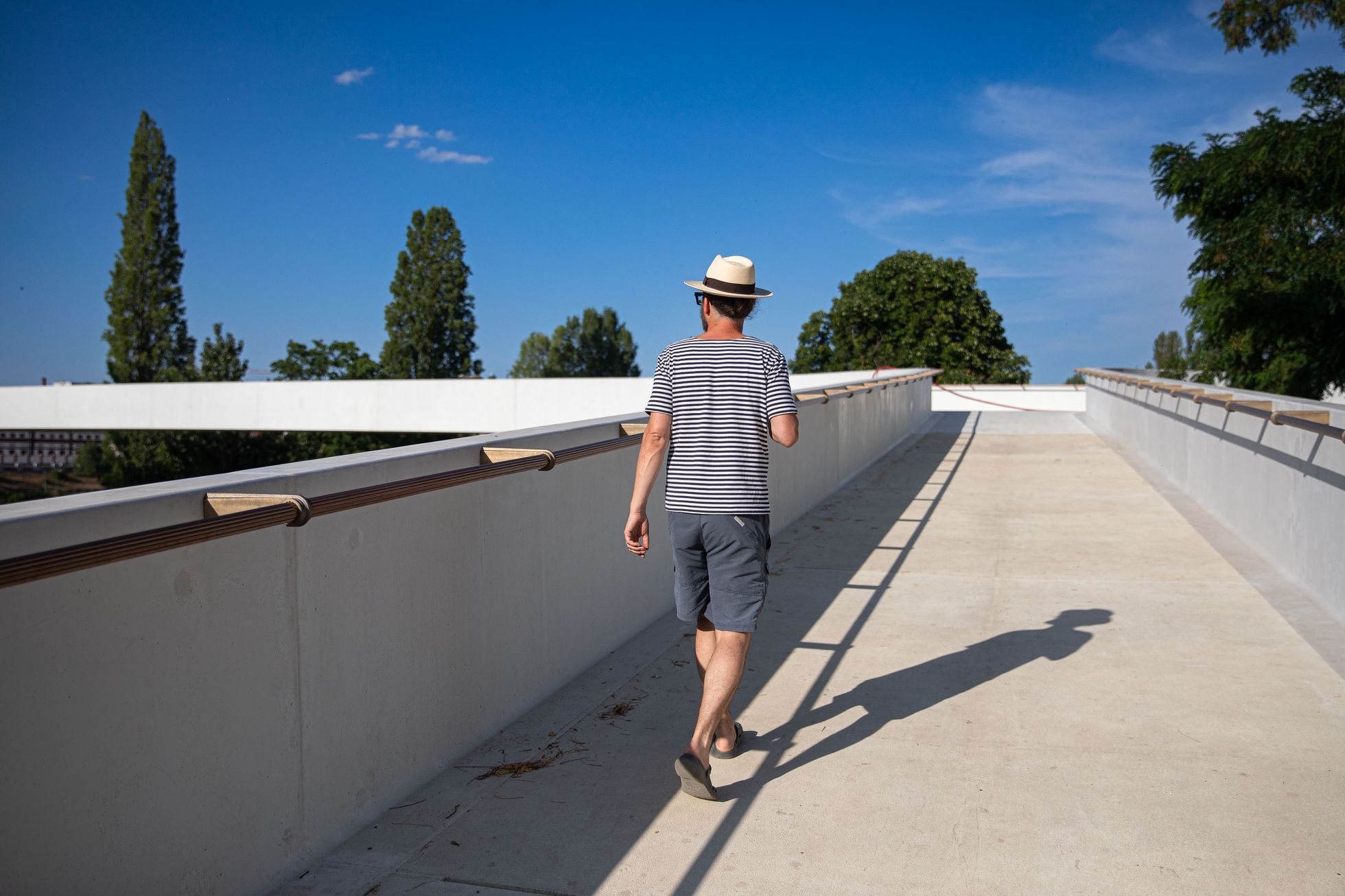 Lávka Holešovice – Karlín, architekt Petr Tej