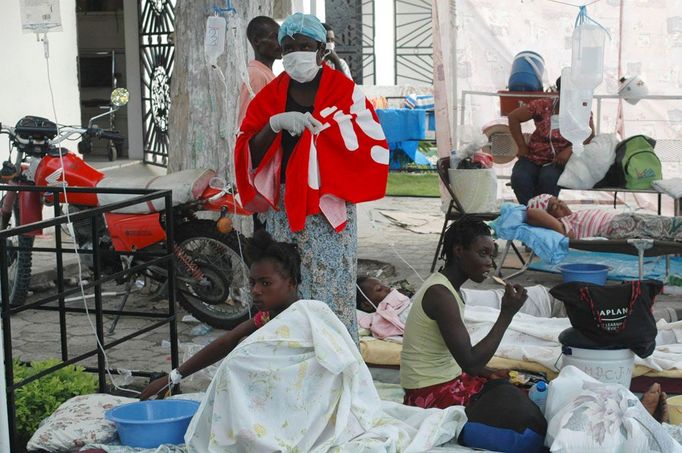 Hlavní ohnisko nákazy leží severně od Port-au-Prince v oblasti, která nesla hlavní tíhu ničivého zemětřesení.