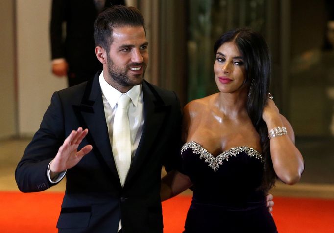 Messiho svatba -  Cesc Fabregas a manželka Daniella Semaanová