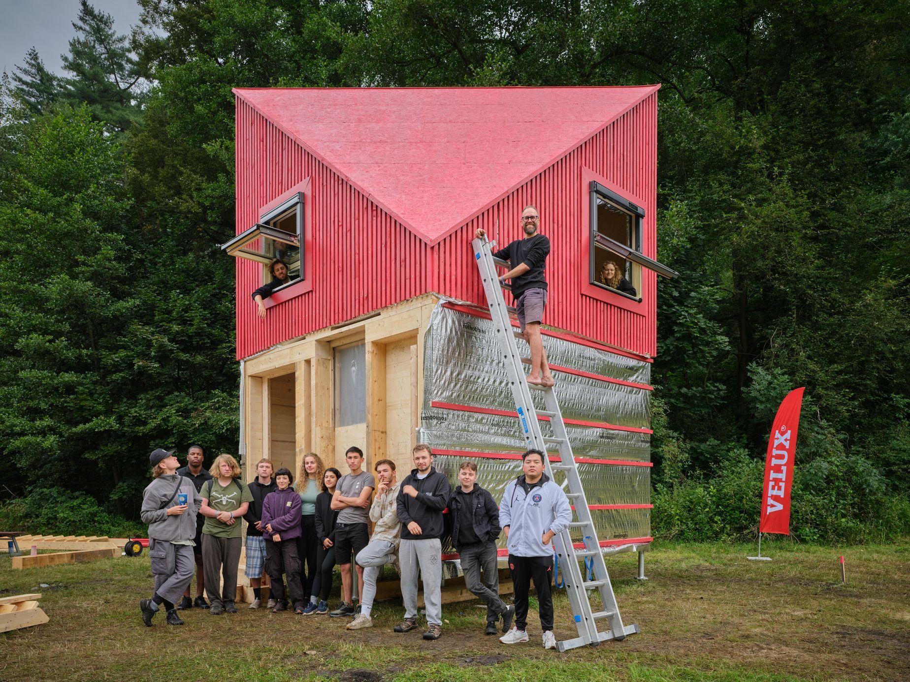 rekreační bydlení, glamping, škola, studenti, architektura, česká kamenice