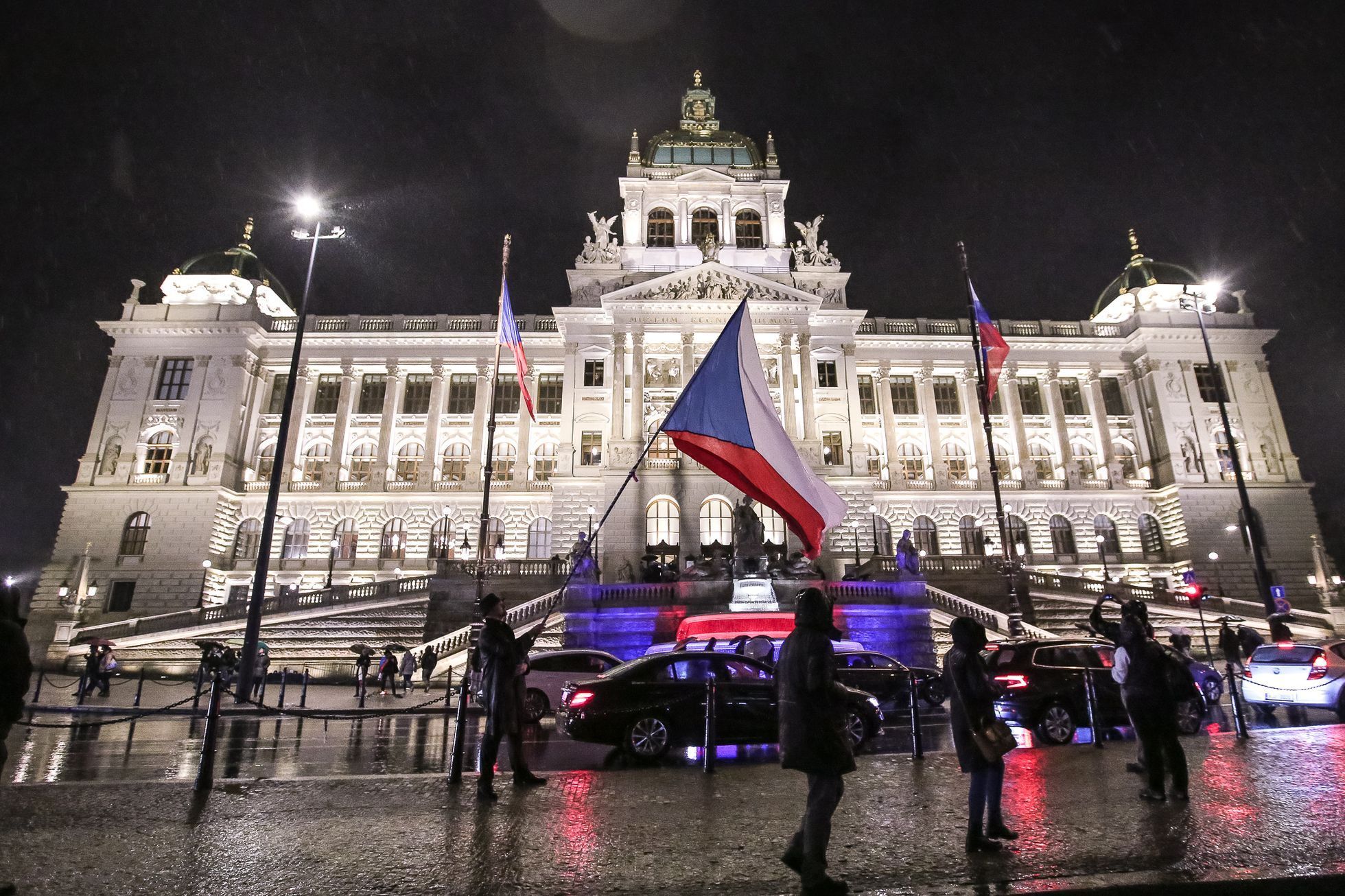 Výročí sto let republiky - oslava na Václavském náměstí