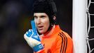 Petr Čech při zápase proti Juventusu