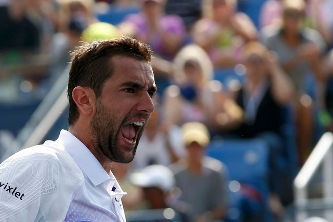 Marin Čilič slaví postup do osmifinále US Open 2015