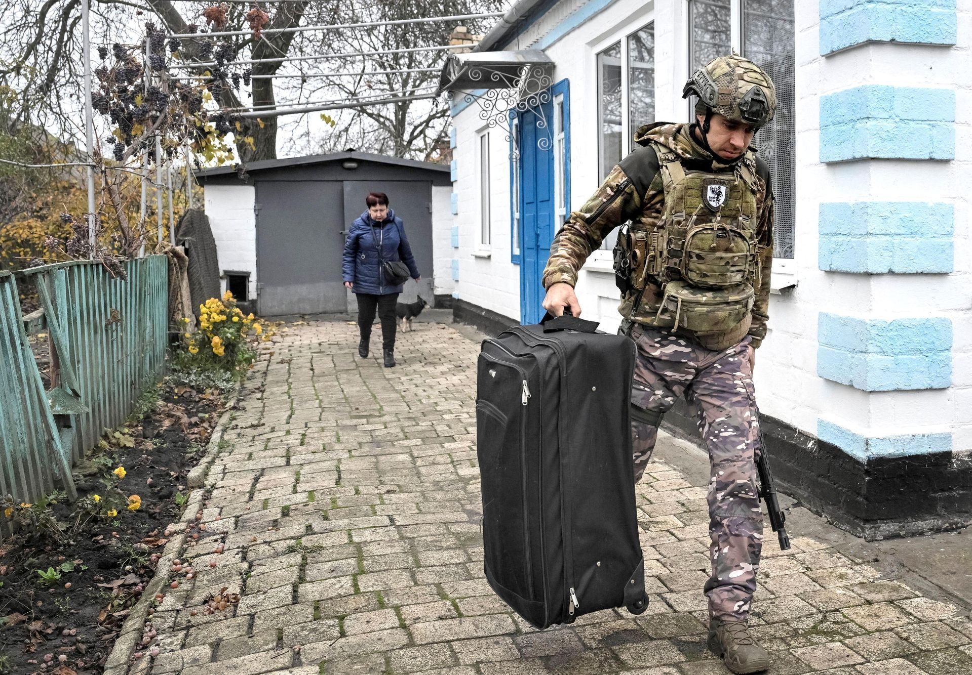 Ukrajina, Rusko, válka, civilisté, evakuace, drony