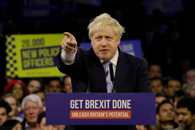 Britský premiér Boris Johnson.