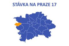 Dopravní situace v době stávky - Praha 17