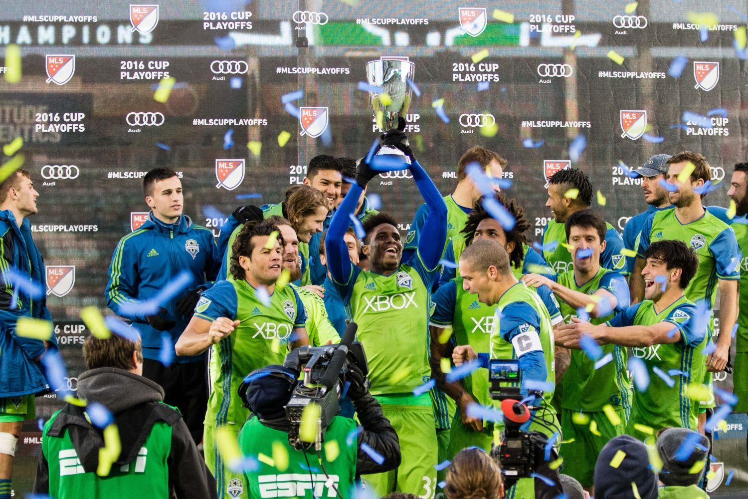 MLS: hráči Seattle Sounders slaví titul