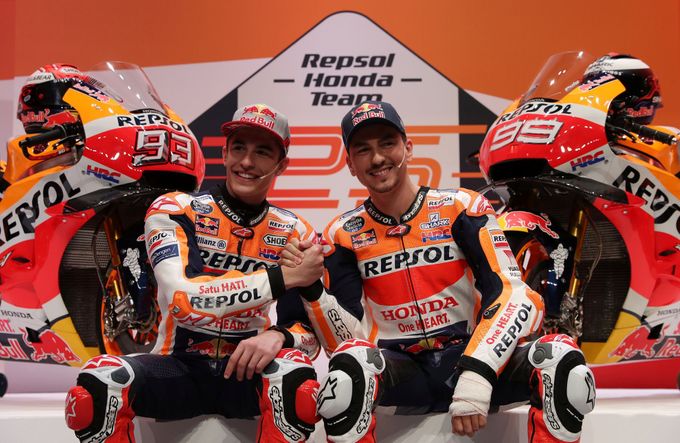 MotoGP 2019: Marc Marquez a Jorge Lorenzo, Honda