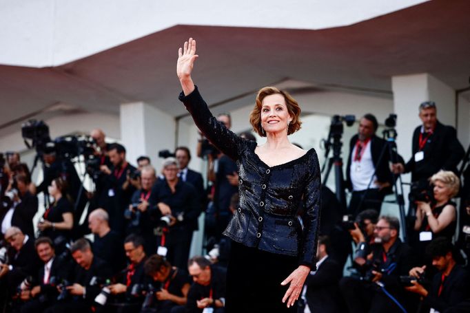 Herečka Sigourney Weaver.