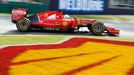 Ferrari Formula One driver Sebastian Vettel of Germany drives during the qualifying session of the Australian F1 Grand Prix at the Albert Par