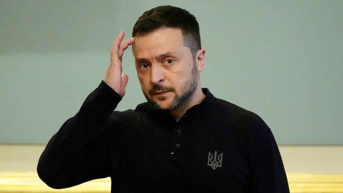 Ukrajinský prezident Volodymyr Zelenskyj.