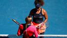 Naomi Ósakaová a Serena Williamsová v semifinále Australian Open 2021