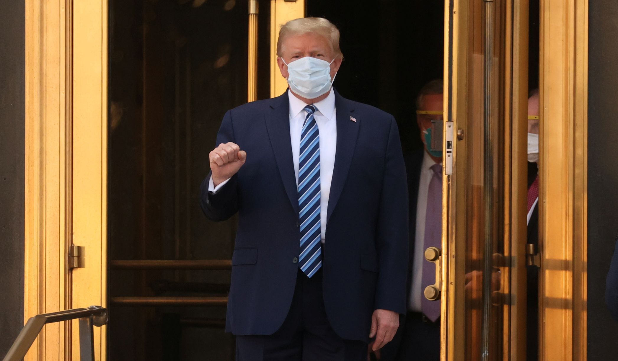 Donald Trump koronavirus nemocnice