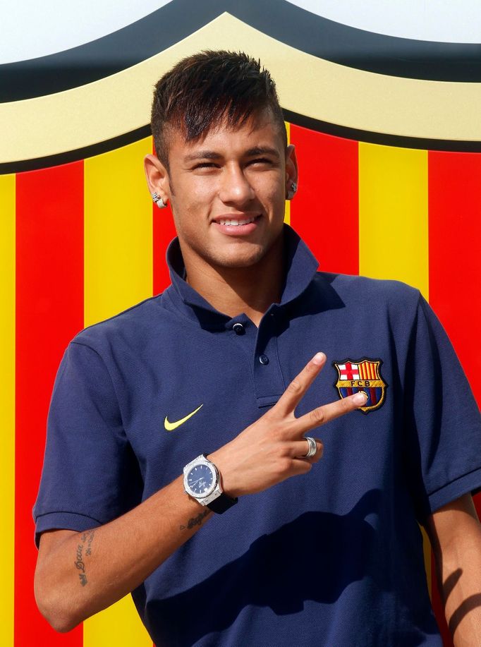 Nový hráč FC Barcelona Neymar