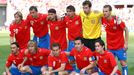 The national team from Czech Republic   prior the group E match of 2006 FIFA World Cup between Czech Republic and Ghana in Cologne, Saturday 17 June 2006.