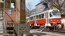 Fotografie z historie výrobního závodu Tatra Smíchov v Praze. Snímek z roku 1970.