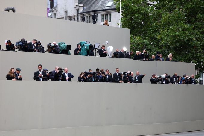 Pohřeb královny Alžběty II, ráno, Reuters, foto