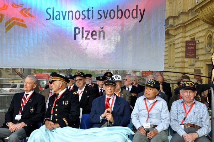 Slavnosti svobody v Plzni 2012 - pocta americkým osvoboditelům