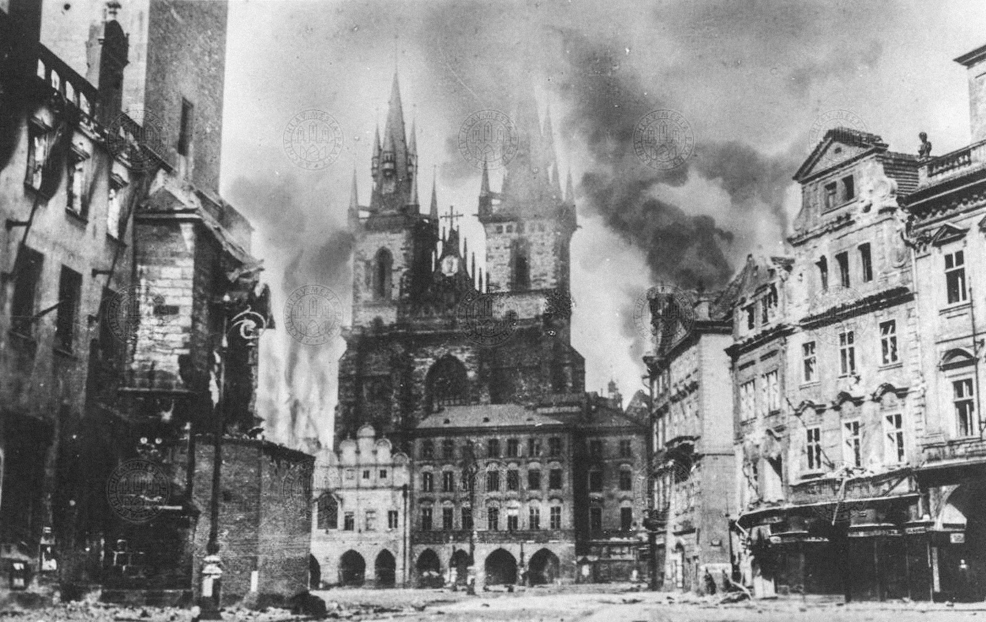 Pražské povstání, květen 1945, Praha, Domácí