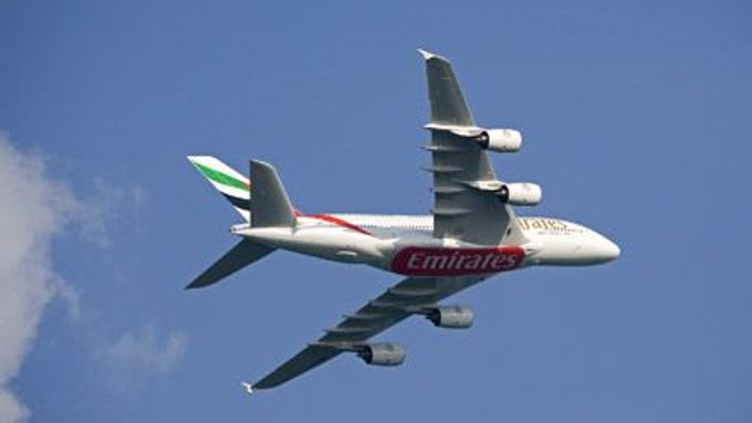 Boeing A380-800 společnosti Emirates.